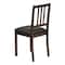 Monarch Specialties Dining Chair, Set Of 2, Side, Upholstered, Kitchen, Dining Room, Brown Leather Look, Brown Wood Legs I 1304 - alternate 6